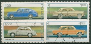 Polen 1976 Automobile Fabrik FSO Warschau 2467/70 gestempelt - Picture 1 of 1