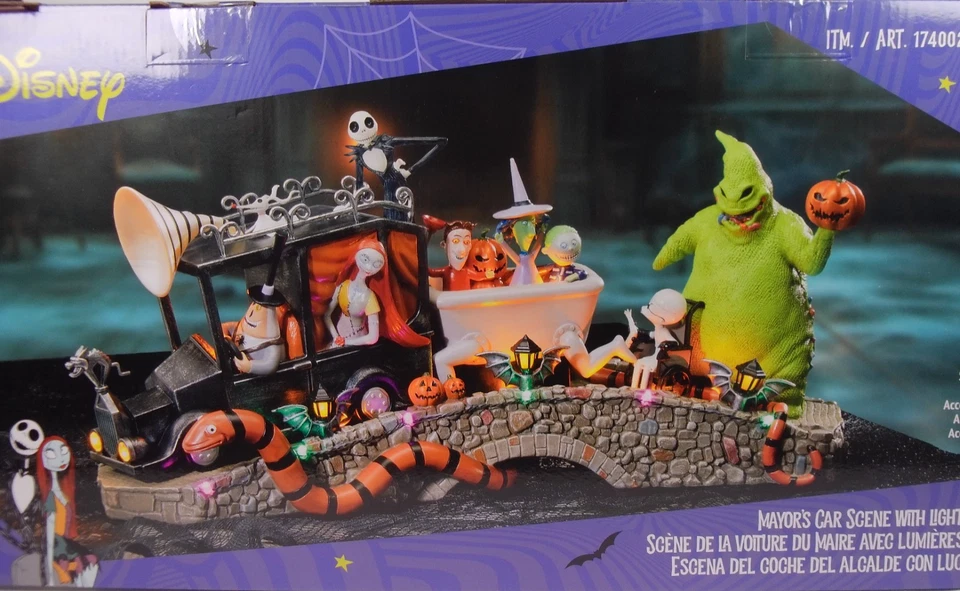 Disney NIGHTMARE BEFORE CHRISTMAS Mayors Car Scene Costco Unopened