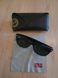 Ray-Ban RB2132 New Wayfarer 901/58 Sonnenbrille schwarz polarisiert 58 mm - Bild 1 von 6