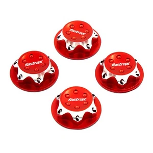 Fastrax Antidust 17mm Serrated Aluminium Wheel Nuts (4) - Red - Picture 1 of 1