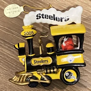 Pittsburgh Steelers Santa Train 2005 Christmas Ornament Danbury neuwertig mit Box - Bild 1 von 4