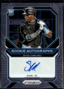 2021 Panini Prizm #RA-JE Jesus Sanchez Rookie Autographs - Picture 1 of 2