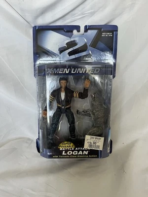 Figura Logan X-Men United Battle Attack 2003, ¡NUEVA! Sin abrir, Toy Biz, Marvel Foto 1 de 2