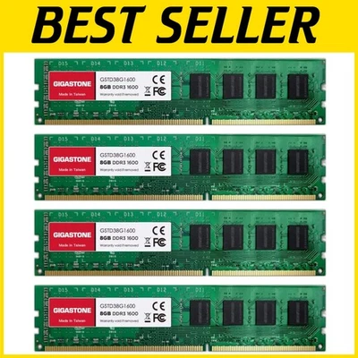 Performance-Boosting 32GB DDR3L RAM Kit for Desktop PCs - Easy Installation - Image 1 of 4