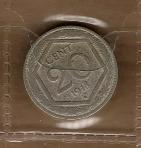 A527: Moneta Coin Regno d'Italia - Vittorio E III: 20 Cent Esagono 1918 - Picture 1 of 1