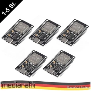 Kit de desarrollo NodeMCU ESP32 WROOM32 WiFi Bluetooth Arduino Espressif USB-C Tasmota 15 - Imagen 1 de 12