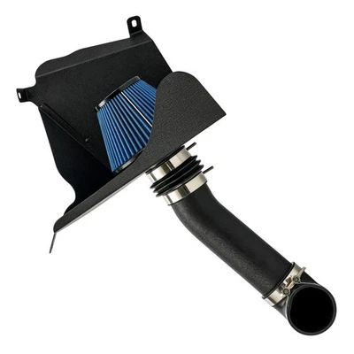 Kit de admisión de aire frío de 3" para Jeep Cherokee 91-01 con protector térmico + filtro azul Foto 1 de 4