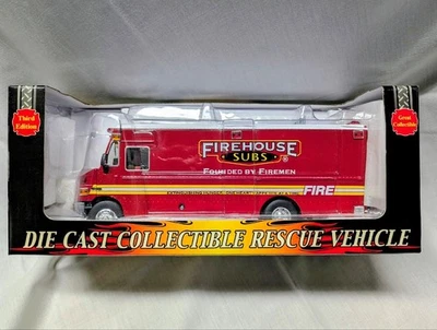 Firehouse Subs Diecast Rare 3rd Edition Heavy Fire Rescue Vehicle 1/32 #32061387 - Image 1 of 4