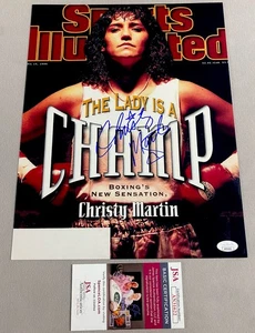 CHRISTY MARTIN AUTOGRAPH HUGE 11x14 SPORTS ILLUSTRATED COVER PHOTO 4/15/96 JSA - Picture 1 of 1