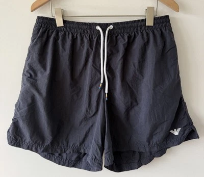 Traje de baño vintage Emporio Armani azul marino para hombre - M/L Foto 1 de 4