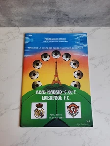 1981 European Football Cup Final - Real Madrid V Liverpool - Programme - Picture 1 of 9