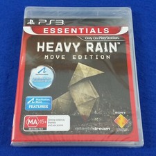 ps3 HEAVY RAIN Move Edition Game REGION FREE (Works On NTSC Consoles) *NEW* PAL