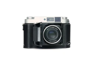 Real Leather Half Camera Case Bag for Fujifilm GF670 GF670W Bessa III 667 667W - Picture 1 of 27