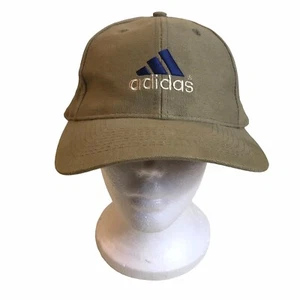 Adidas Hat OS Cotton Adjustable Leather Strap Embroidered Logo Baseball Cap Men - Picture 1 of 9