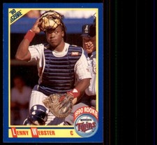 1990 Score Lenny Webster Rookie Baseball Cards #638