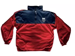 Giacca Uomo USA Londra 2012 Comitato Olimpico Squadra XXL Rosso Blu Ufficiale - Foto 1 di 7