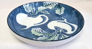 Vintage Design By Japan Turnip/Radish 6" Dish Bowl Stoneware Hand Painted Signed - Picture 1 of 6