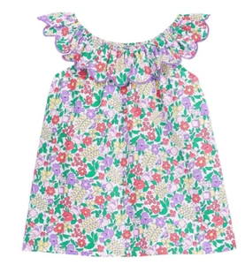 BISBY (by Little English) Tulip Garden Floral Woven Top- Lavender - NWT Girls 14 - Picture 1 of 1
