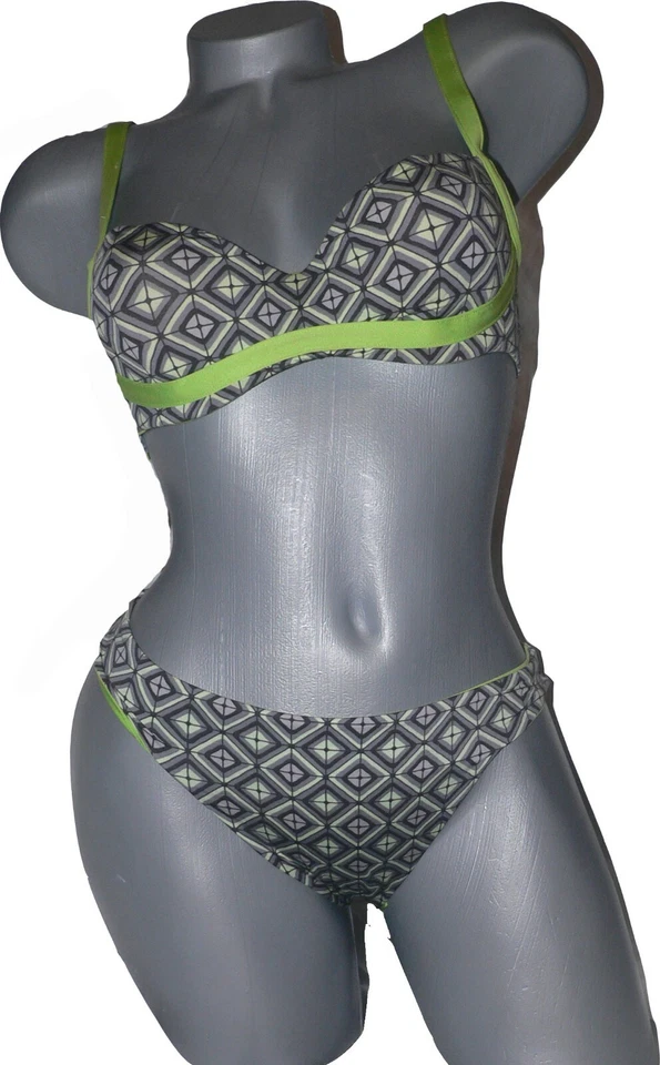 NUEVO CON ETIQUETAS LA PERLA Studio 8 44 Italia bikini traje de baño con aros lima acolchado balconette Foto 1 de 1