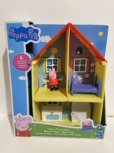 Peppa Pig Peppa’s Family House Playset, Includes 6 Fun Accessories New Sealed - Picture 1 of 8