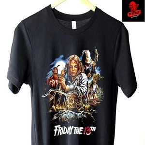 "Camiseta de algodón unisex de película de terror de Jason Voorhees ""Friday the 13th"" S–3XL 🙂 - Imagen 1 de 7
