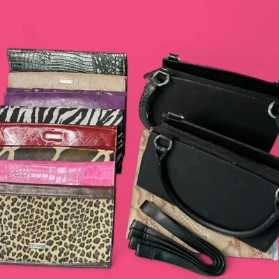 Miche Lot 2 Classic Base Black Handbags with 9 Magnetic Shells Covers & Straps - Изображение 1 из 4