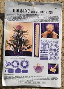 Criswell Embroidery Mini K Lace Machine Embroidery CD Mini Christmas Ornament - Picture 1 of 6