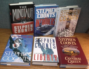 LOT Stephen Coonts Minotaur Intruders Cannibal Queen Liberty War in the Air Liar - Picture 1 of 4