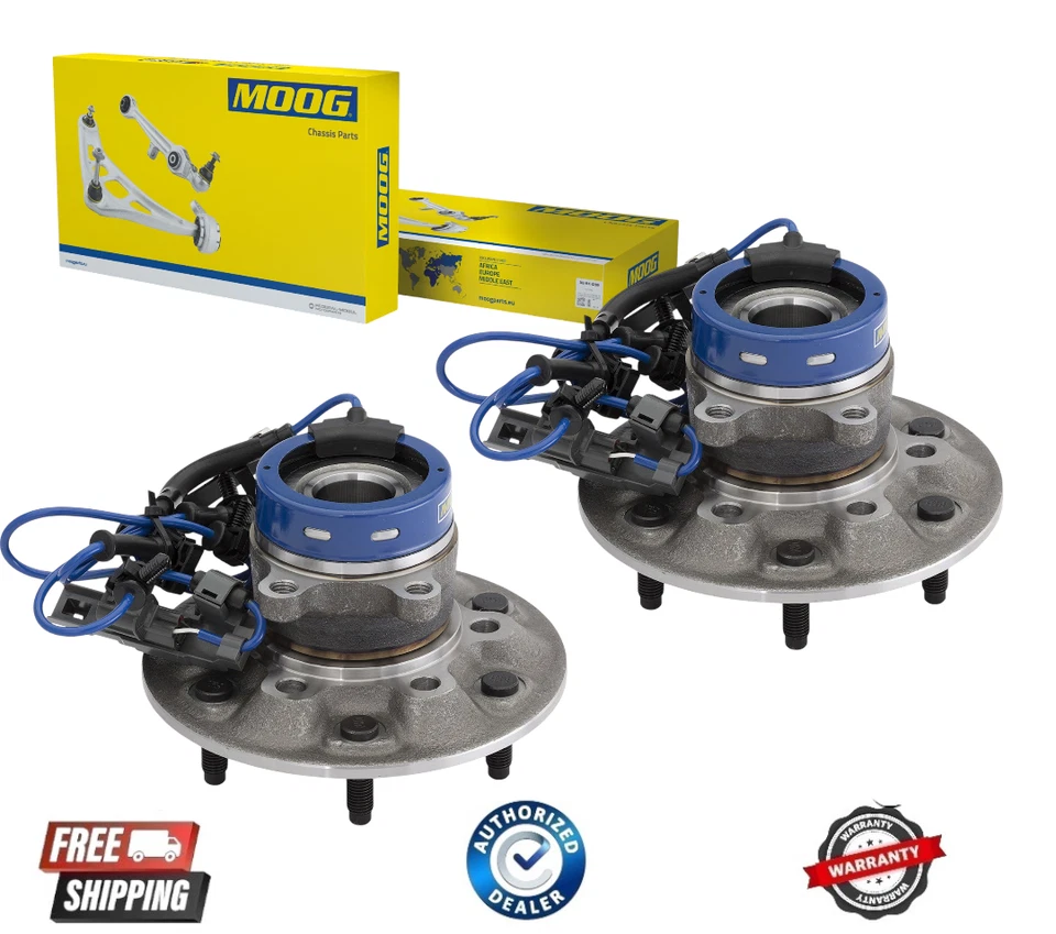 Par de bujes de cojinete de rueda delantera MOOG 4x4 para Chevy Colorado GMC Canyon Isuzu I-350 Foto 1 de 1