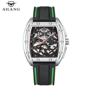 Reloj de pulsera mecánico automático hueco doble lateral marca AILANG para hombre - Imagen 1 de 17