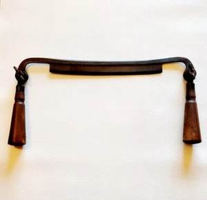 Vintage S&W Co. No. 1EX 10" Draw Shave Knife Folding Handles - Picture 1 of 9