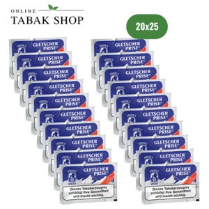 20x Gletscher Prise Schnupftabak Frisch Snuff Beutel Tüte á25 g von Pöschl - Bild 1 von 2