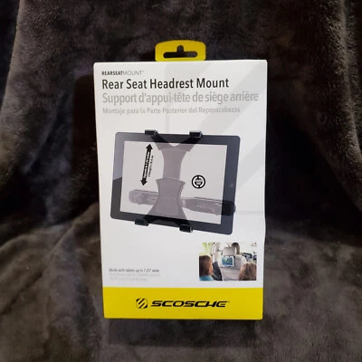 SCOSCHE Asiento Trasero REPOSACABEZAS MONTAJE PARA TABLETS hasta 7.25" Ancho Foto 1 de 4