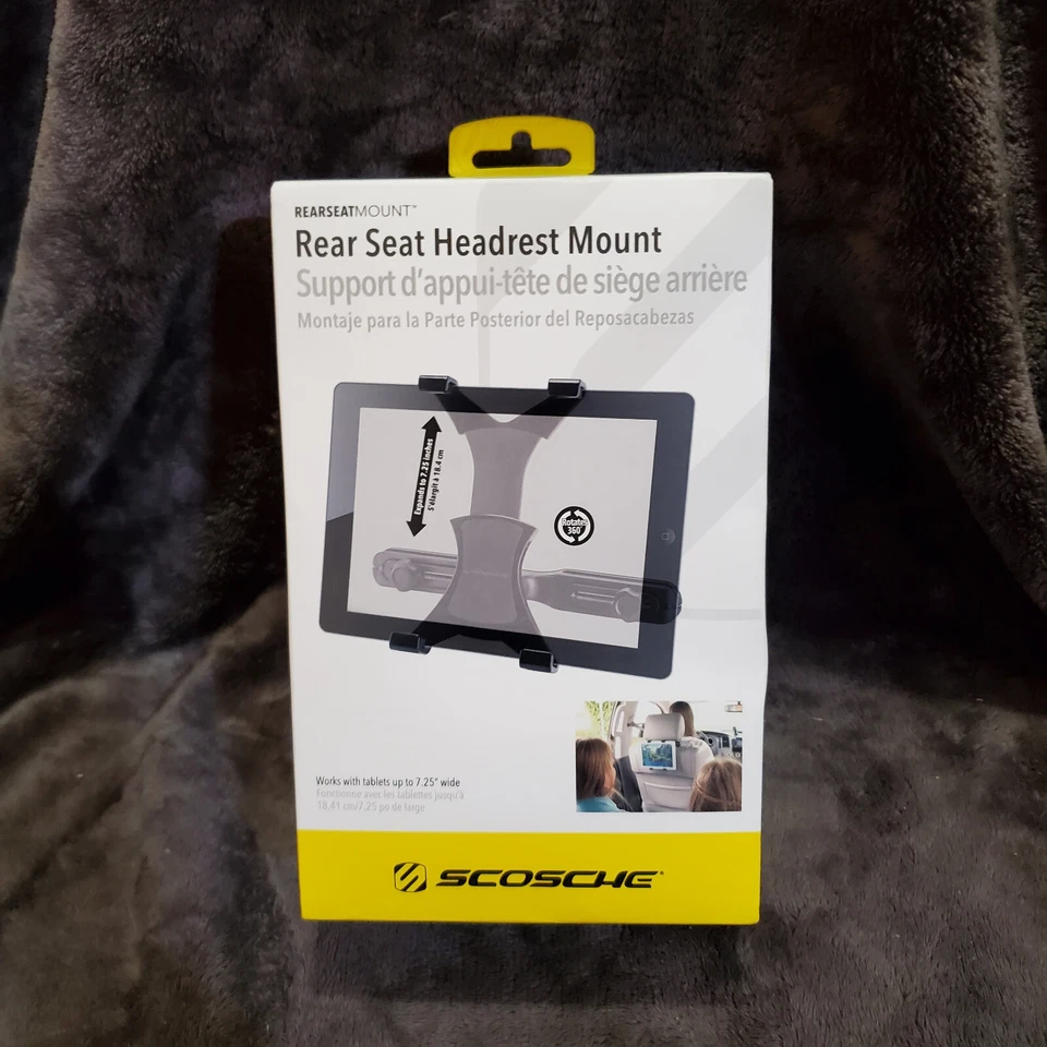 Scosche Rear Seat Headrest Mount for All iPads & Tablets HRMT