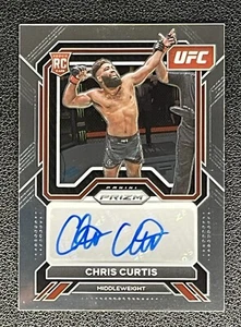 2023 Panini Prizm UFC Chris Curtis RC Rookie Superstar Autograph Auto - Bild 1 von 2
