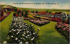Vintage Postcard Pergola and Reflecting Pool of the Hershey Rose Garden PA