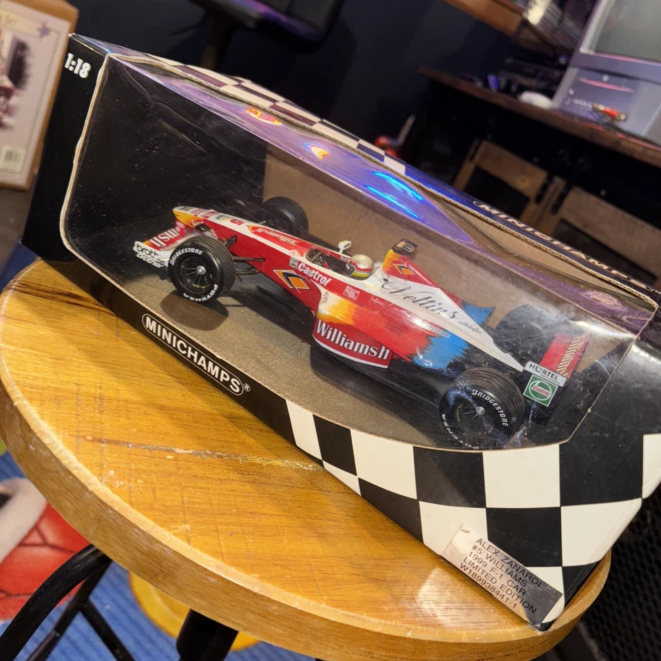 1/18 MINICHAMPS F1 180 990005 WILLIAMS FW21 ALEX ZANARDI #5 1999 Limited Edition - Image 1 of 4