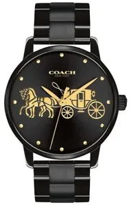 Brand New Coach 14502925  Women’s Grand Black Dial 36 mm Watch - Picture 1 of 4