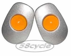 03-04 GSXR1000 04-05 GSXR600 Greggs señales personalizadas plata ámbar luces delanteras - Imagen 1 de 1