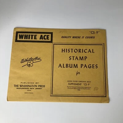 White Ace Historical Stamp Album Pages for Supplement CS-9 1980 Washington Press - Image 1 of 4