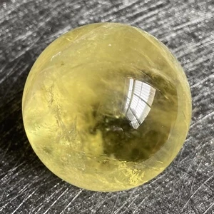 302g Natural Citrine Stone Crystal Ball Polished Quartz Sphere Healing L53 - Picture 1 of 6