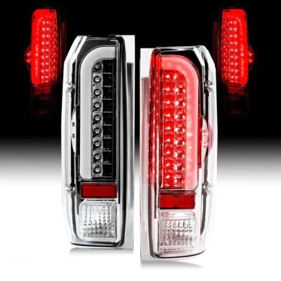 Par de luces traseras LED para 90-97 96 Ford F150 F250 F350 F Super Duty Foto 1 de 4