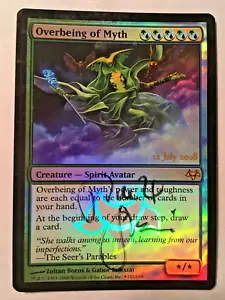 Lámina de prelanzamiento Overbeing Of Myth firmada por Gabor Szikszai Magic Magic The Gathering Eventide - Imagen 1 de 2