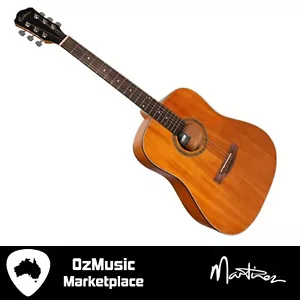 NEW Martinez 41 Series Left Handed Student Dreadnought Acoustic Guitar Mahogany - Picture 1 of 10