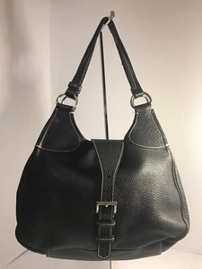 Auténtico bolso grande de cuero negro PRADA - Imagen 1 de 7