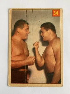 1954-55 Parkhurst Wrestling #34 Yvon Robert (inv.O) - Picture 1 of 2