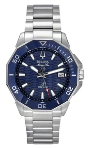 Reloj para hombre Bulova Marine Star Precisionist esfera azul cuarzo buceo 200M 96B433 - Imagen 1 de 4
