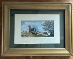 An Original Pastel Picture Of Old John Bradgate Park Charnwood Leicestershire - Picture 1 of 10