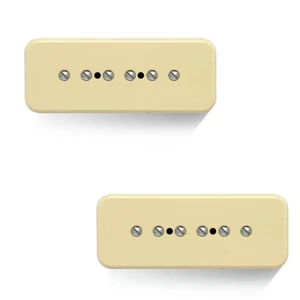 Juego de cuello/puente pastilla guitarra Bare Knuckle Boot Camp True Grit P90, cubiertas crema - Imagen 1 de 1