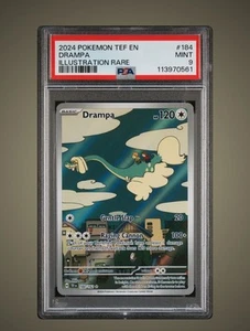Pokemon - Drampa #184 Illustrazione Forze Temporali Rara PSA Mint 9  - Foto 1 di 2